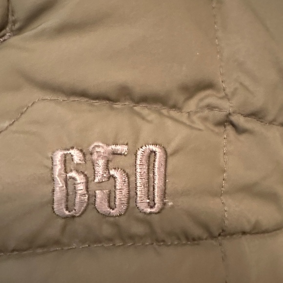 Cabela's Goose Down 650 Fill Olive Green Quilted Puffer Vest Size L Reg - Picture 4 of 7